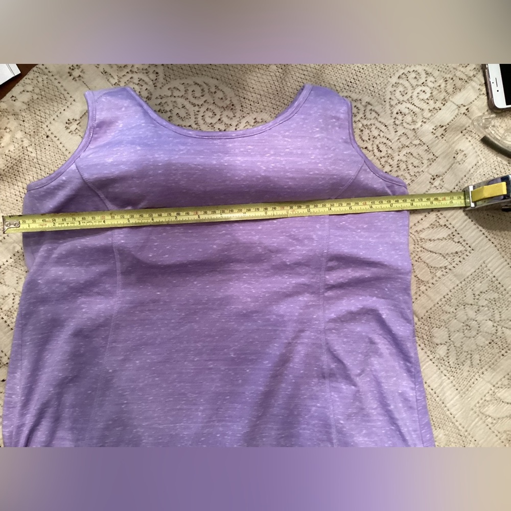 Purple Sport dress with built in bra size large